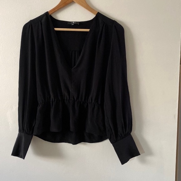 7 for all mankind sexy plunge blouse! - Picture 3 of 10